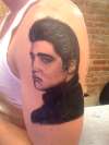 elvis by lucky tattoo