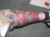 Brighter Pic of Leg tattoo