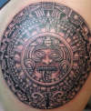 Aztec Sun tattoo