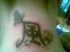 Neck Butterfly tattoo