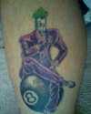 batmans Joker tattoo