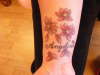 Cherry Blossom With My Daughters Name. tattoo