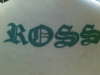 name tattoo