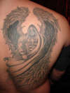 warrior guardian angel tattoo