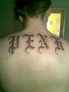 Back Piece tattoo