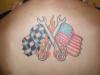 wrenches and flags tattoo