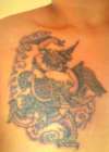 chest peice GARUDA tattoo