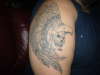 Aztec tattoo
