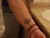 religious compass tattoo