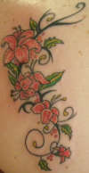 LA's stargazer lily tattoo