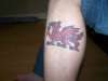 Welsh dragon tattoo