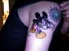 "Runaway Brain" Mickey Mouse tattoo