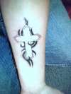 cross tat tattoo