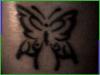 Tribal Butterfly tattoo