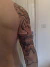 Start of sleeve tattoo