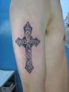 tribal cross...tatz done by st.angel78 tattoo