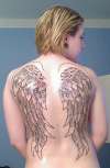 Angel Wings phase one tattoo