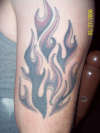 flames tattoo