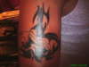 almost colored in tattoo