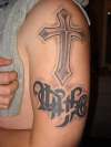My cross tattoo