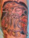 china man tattoo
