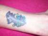 Dolphin on Ankle tattoo