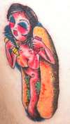 Betty The Hot Dog Lady tattoo