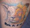 Lion and the Lamb tattoo