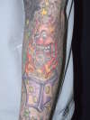 Jester / Jackin a box tattoo