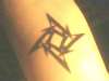 My tattoo, Metallica Ninja Star.
