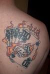 ROYAL FLUSH tattoo