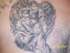 Guardian Angel & Jesus tattoo