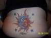Sun & Moon & Stars tattoo