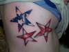 Stars and stripes tattoo