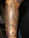 Aztec Queen tattoo