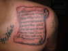 Scroll tattoo