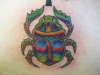 Between the shoulder blades tattoo