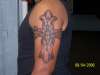 Freehand Cross tattoo