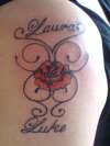 Jane's Rose tattoo