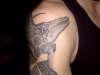 Biomechanical Anubis, upper tattoo
