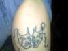 Drama Faces tattoo