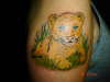 Littel lion tattoo