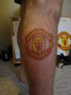 Manchester United Crest tattoo