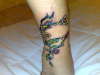 butterflies on hand/wrist tattoo