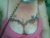 flower garland tattoo