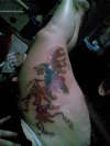 start of my garden tattoo