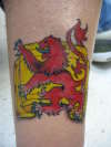 Rampant Lion tattoo