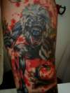 Eddie Iron Maiden tattoo