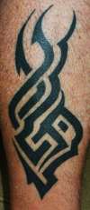 My right calf Tribal tattoo