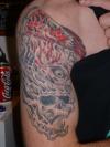 canadian flag tattoo